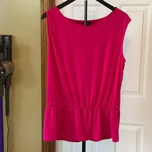 Express Fuchsia Sleeveless Blouse